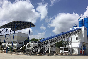 Container type concrete batching plant