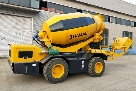 Self-loading Mobile Concrete Mixer