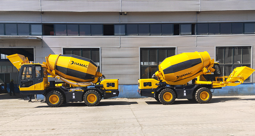 HMC350 Self-loading Concrete Mixer