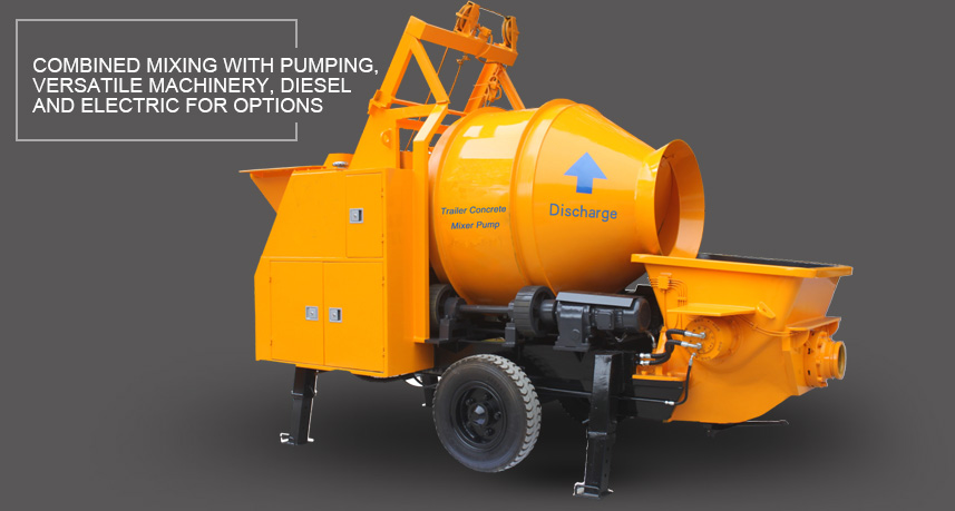 Concrete Mixer with Pump