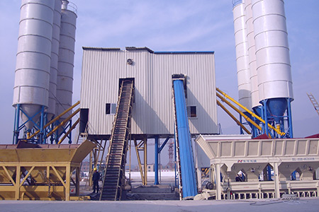 Reliable Performance of HZS120 Concrete Batching Plant